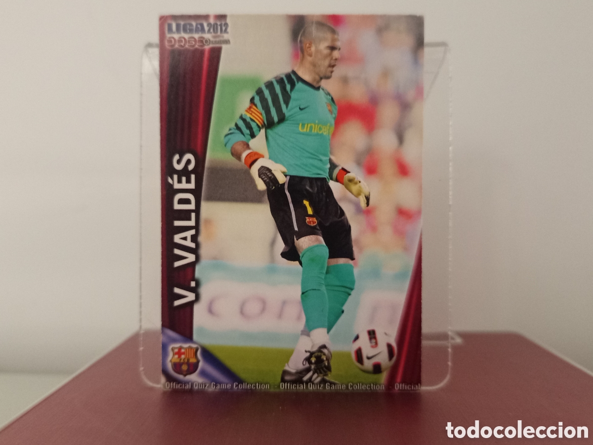 Cromos de Futebol: ❇️ CROMO ⚽ V&Iacute;CTOR VALD&Eacute;S BARCELONA 4 FICHAS LIGA QUIZ 11 12 2011 2012 MUNDICROMO ❇️
