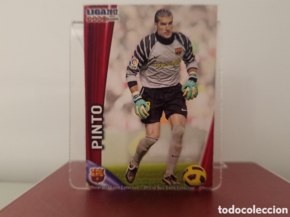 Cromos de Futebol: ❇️ CROMO ⚽ PINTO BARCELONA 5 FICHAS LIGA QUIZ 11 12 2011 2012 MUNDICROMO ❇️