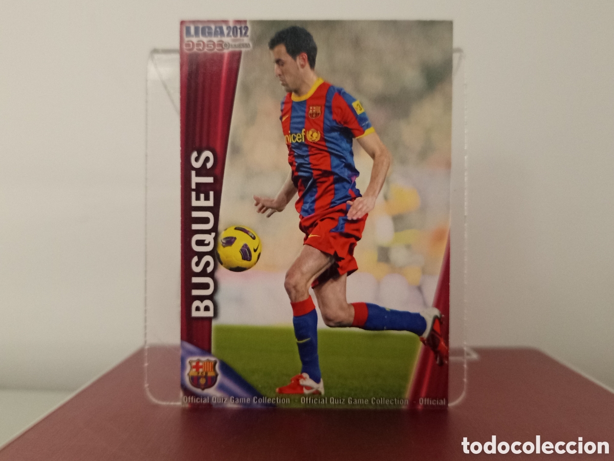 Fu&szlig;ball-Sticker: ❇️ CROMO ⚽ BUSQUETS BARCELONA 13 FICHAS LIGA QUIZ 11 12 2011 2012 MUNDICROMO ❇️