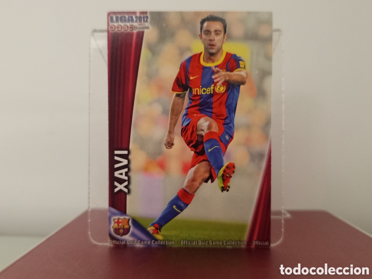 Cromos de Futebol: ❇️ CROMO ⚽ XAVI BARCELONA 16 FICHAS LIGA QUIZ 11 12 2011 2012 MUNDICROMO ❇️