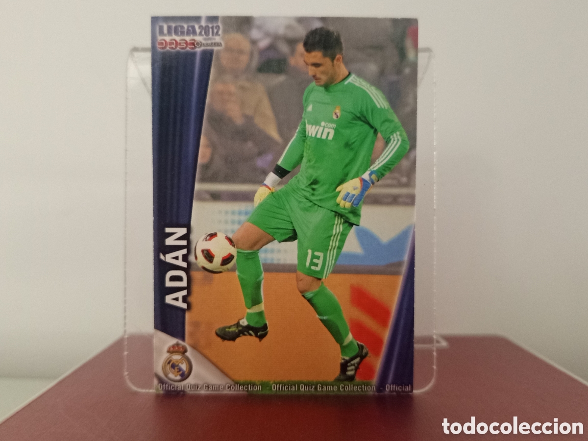 Cromos de F&uacute;tbol: ❇️ CROMO ⚽ ADAN REAL MADRID 32 FICHAS LIGA QUIZ 11 12 2011 2012 MUNDICROMO ❇️