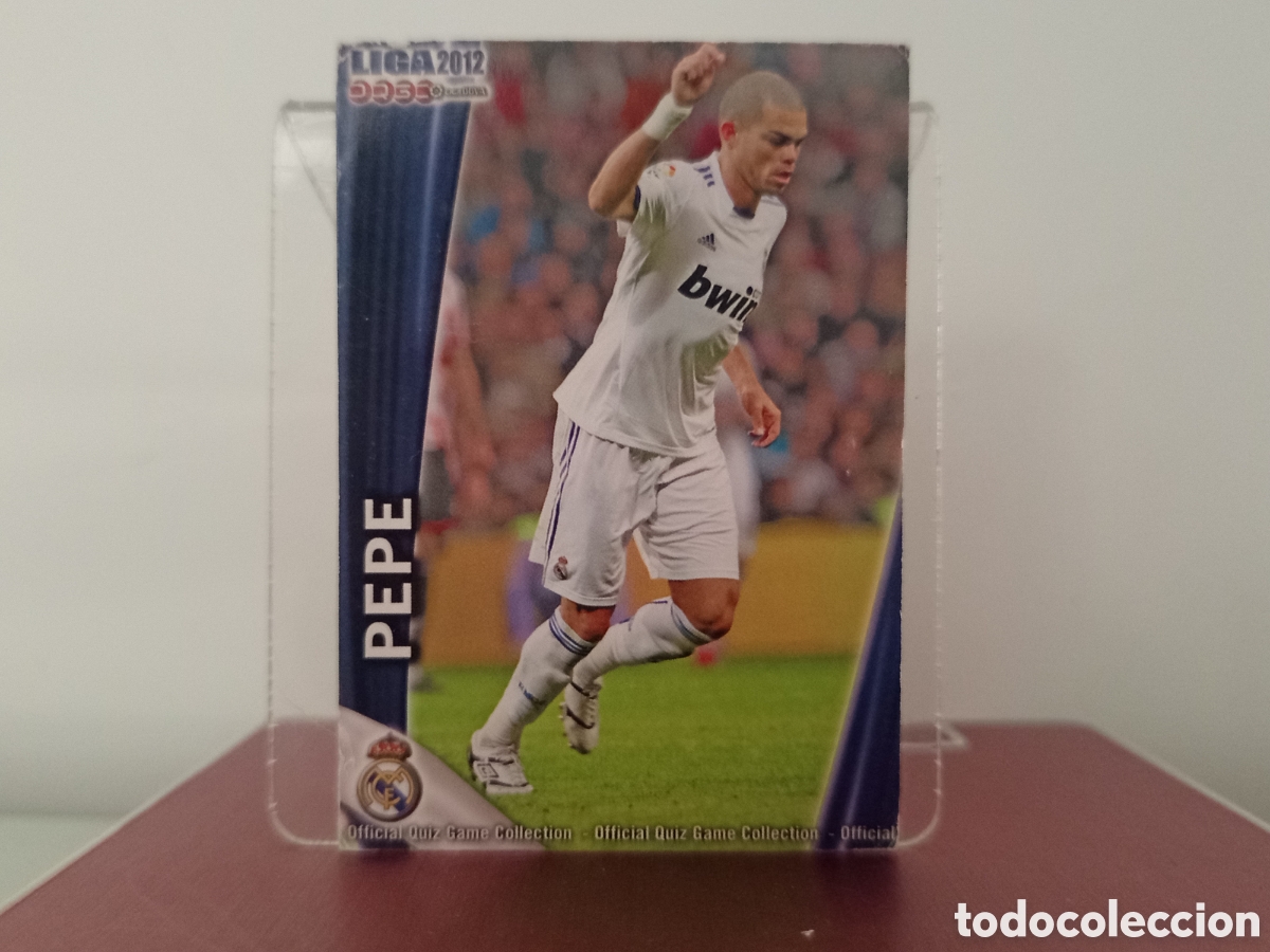 Cromos de F&uacute;tbol: ❇️ CROMO ⚽ PEPE REAL MADRID 34 FICHAS LIGA QUIZ 11 12 2011 2012 MUNDICROMO ❇️