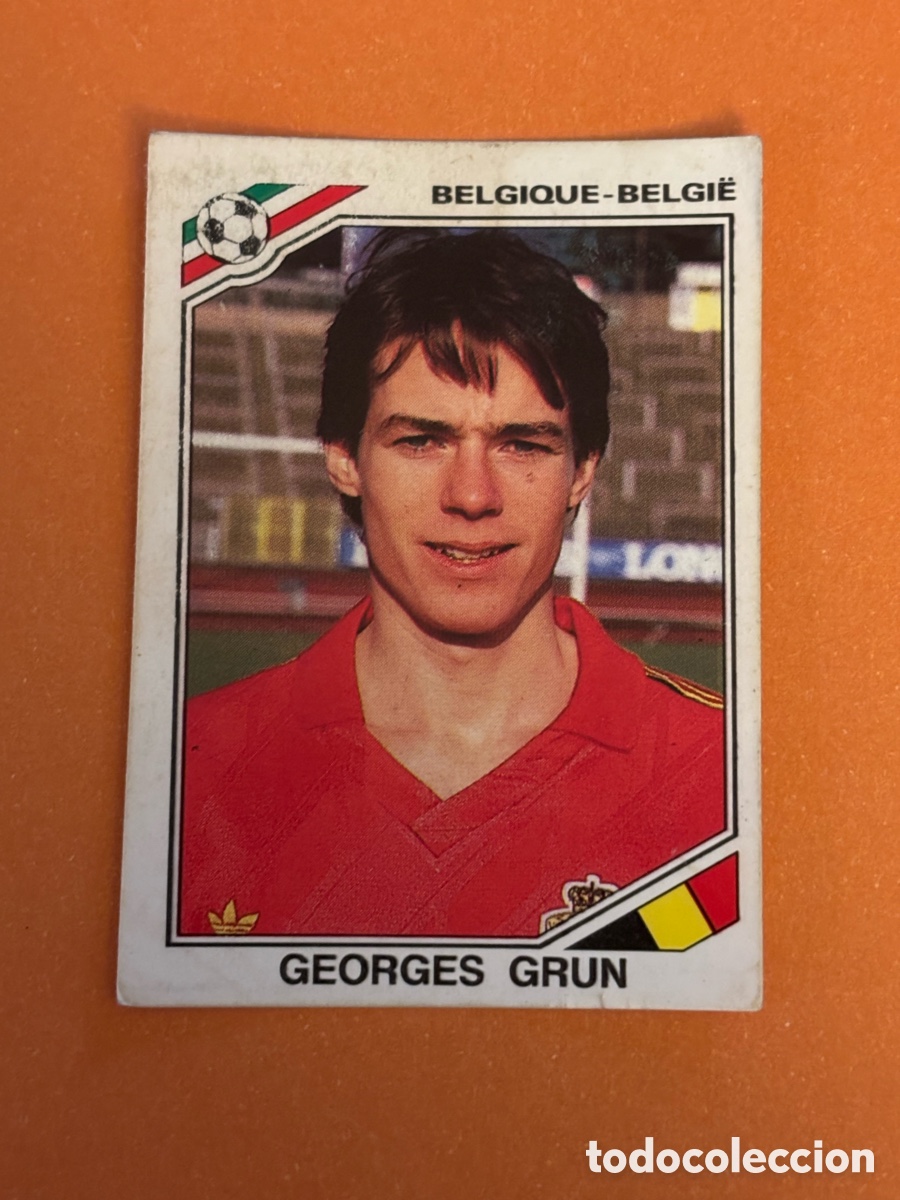 Cromos de F&uacute;tbol: GRUN 135 B&Eacute;LGICA M&Eacute;XICO 1986 86 MUNDIAL PANINI NUNCA PEGADO SIN PEGAR