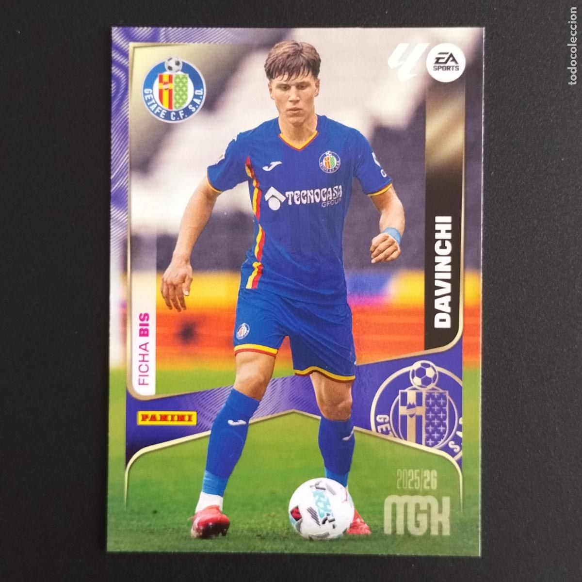 Cromos de F&uacute;tbol: MGK 171 DAVINCHI FICHA BIS GETAFE CROMOS ALBUM MEGACRACKS LIGA FUTBOL 2025 2026 25 26
