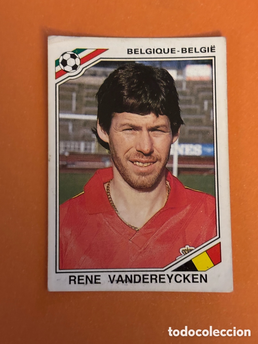 Cromos de F&uacute;tbol: B&eacute;lgica - 137 Vandereycken - M&eacute;xico 86 - Editorial Panini 1986 - Nunca pegado