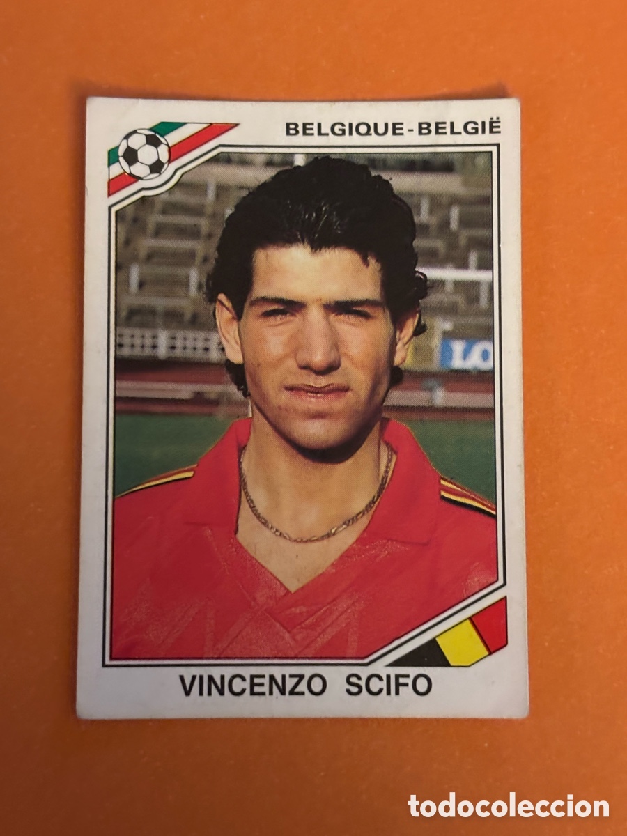 Cromos de F&uacute;tbol: VINCENZO SCIFO SELECCION BELGICA 138 MUNDIAL MEXICO 1986 86 PANINI NUNCA PEGADO SIN PEGAR