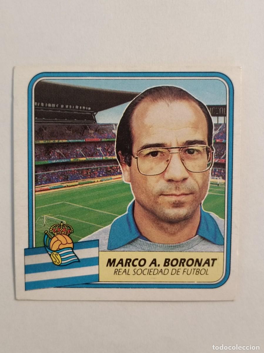 Cromos de F&uacute;tbol: MARCO ANTONIO BORONAT REAL SOCIEDAD LIGA 89/90 ESTE