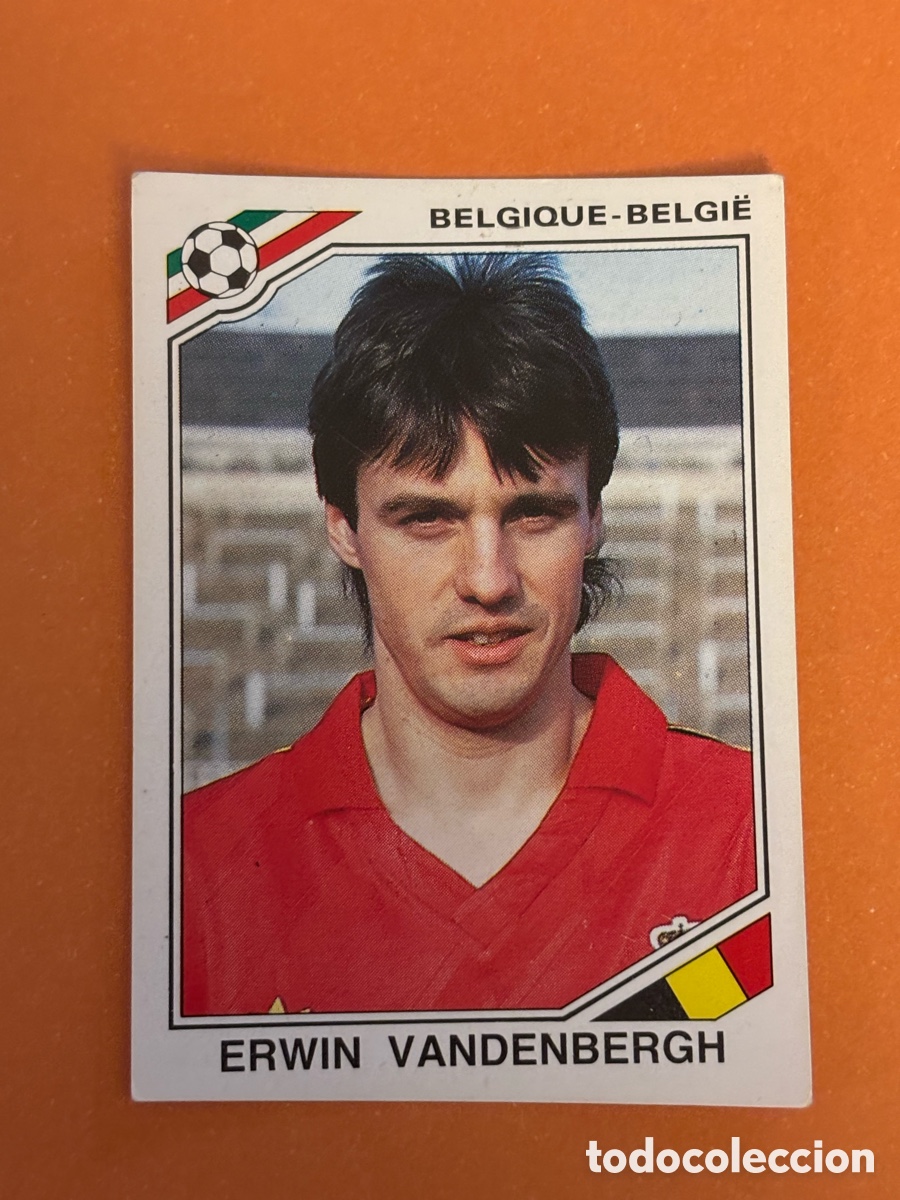 Cromos de F&uacute;tbol: MEXICO 86 - CROMO N&ordm; 142 - B&Eacute;LGICA. ERWIN VANDENBERGH - PANINI 1986 - NUNCA PEGADO