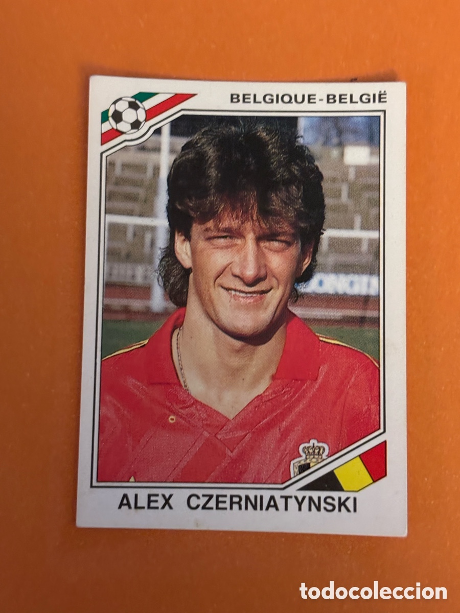 Cromos de F&uacute;tbol: B&eacute;lgica - 143 Czerniatynski - M&eacute;xico 86 - Editorial Panini 1986 - Nunca Pegado