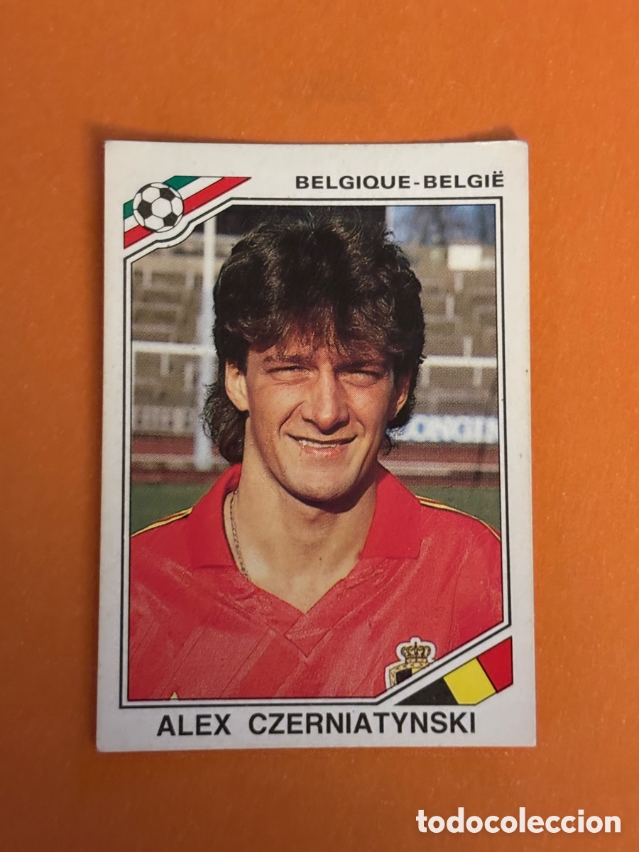 Cromos de F&uacute;tbol: B&eacute;lgica - 143 Czerniatynski - M&eacute;xico 86 - Editorial Panini 1986 - Nunca Pegado
