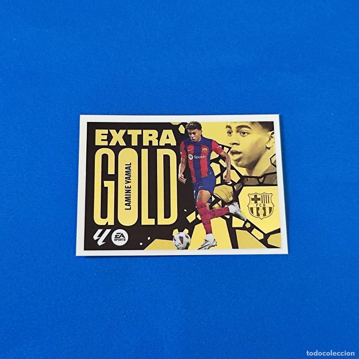 Cromos de F&uacute;tbol: Liga Este 2024 2025 / 24 25 Extra Gold Lamine Yamal Barcelona