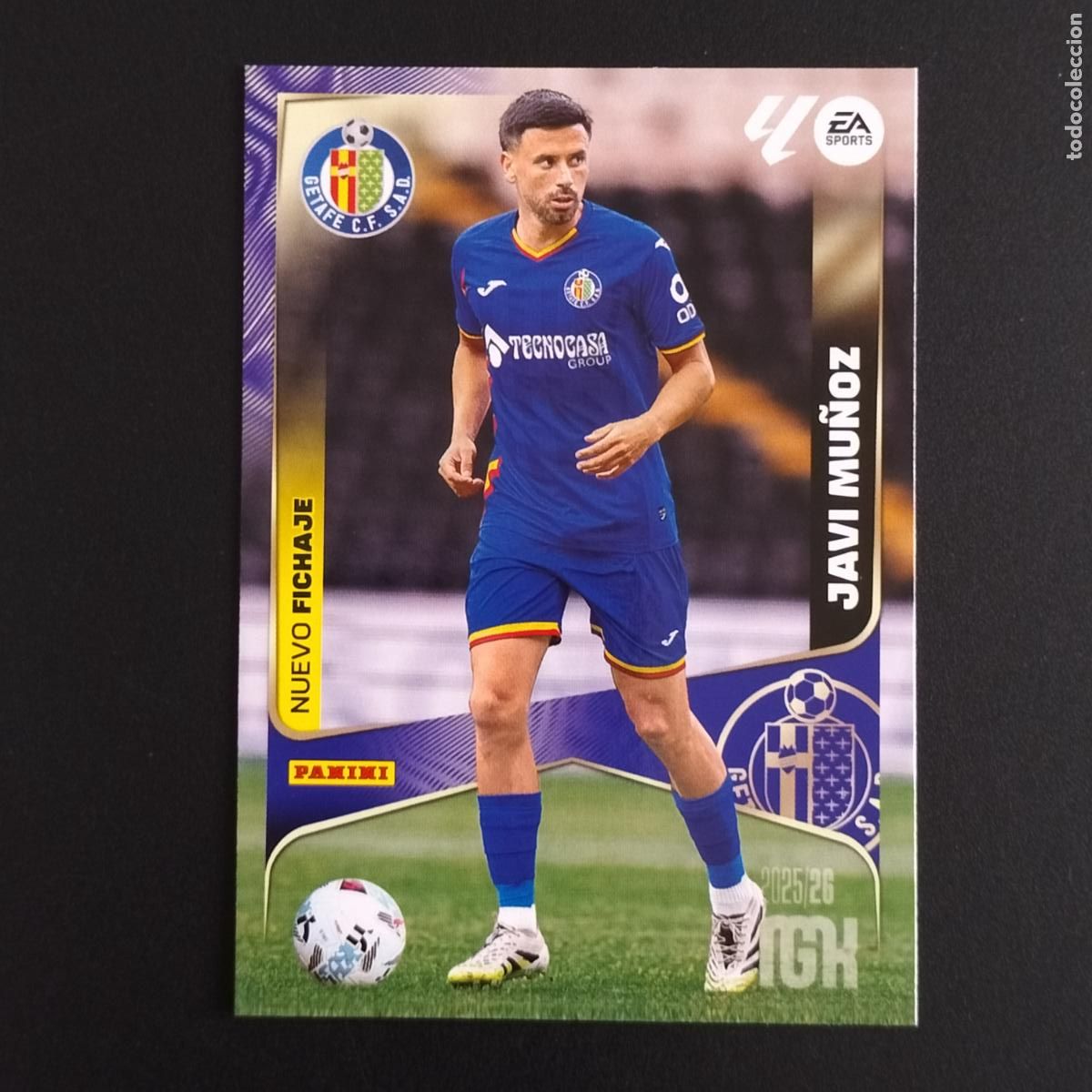 Cromos de F&uacute;tbol: MGK 454 JAVI MU&Ntilde;OZ NUEVO FICHAJE GETAFE CROMOS ALBUM MEGACRACKS LIGA FUTBOL 2025 2026 25 26