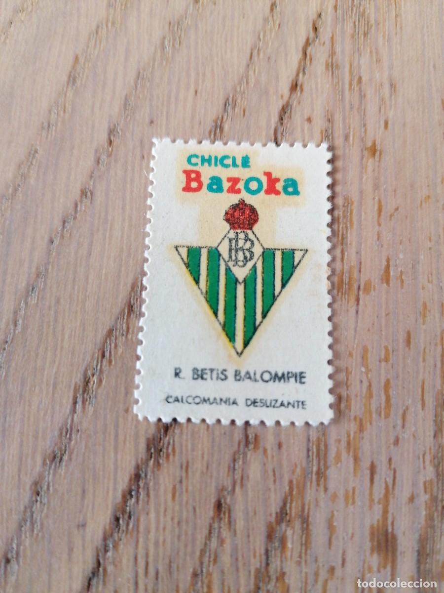 Cromos de F&uacute;tbol: Real betis 1952 chicles bazoka