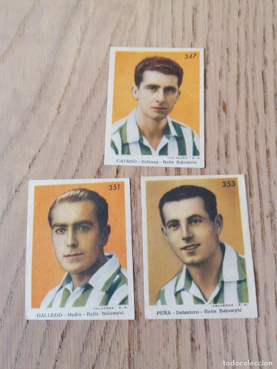 Cromos de F&uacute;tbol: Real betis sanchez roman 1944-1945