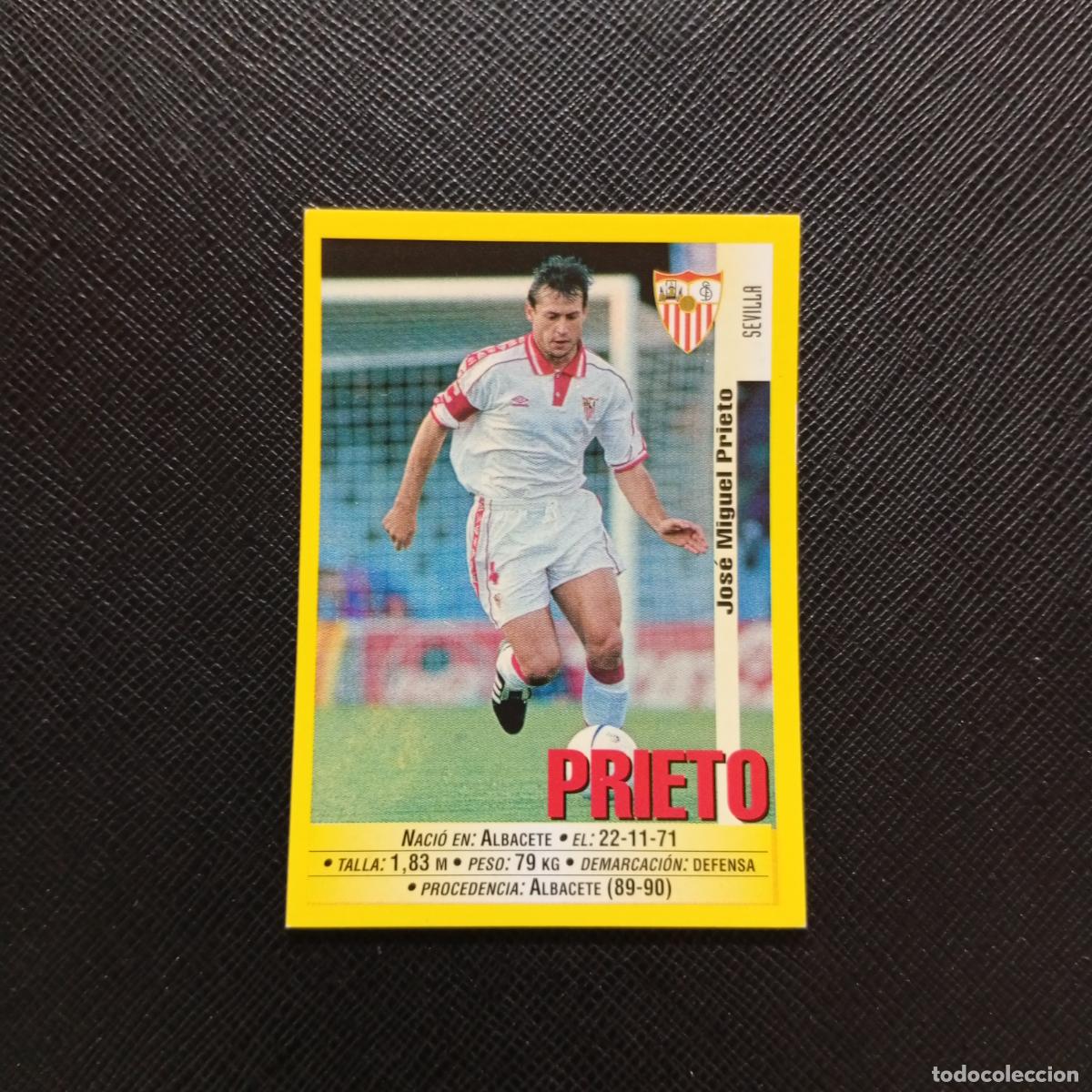 Cromos de F&uacute;tbol: 367 PRIETO SEVILLA PANINI 1999 2000 CROMO FUTBOL LIGA 99 00 SIN PEGAR - A172 PG1