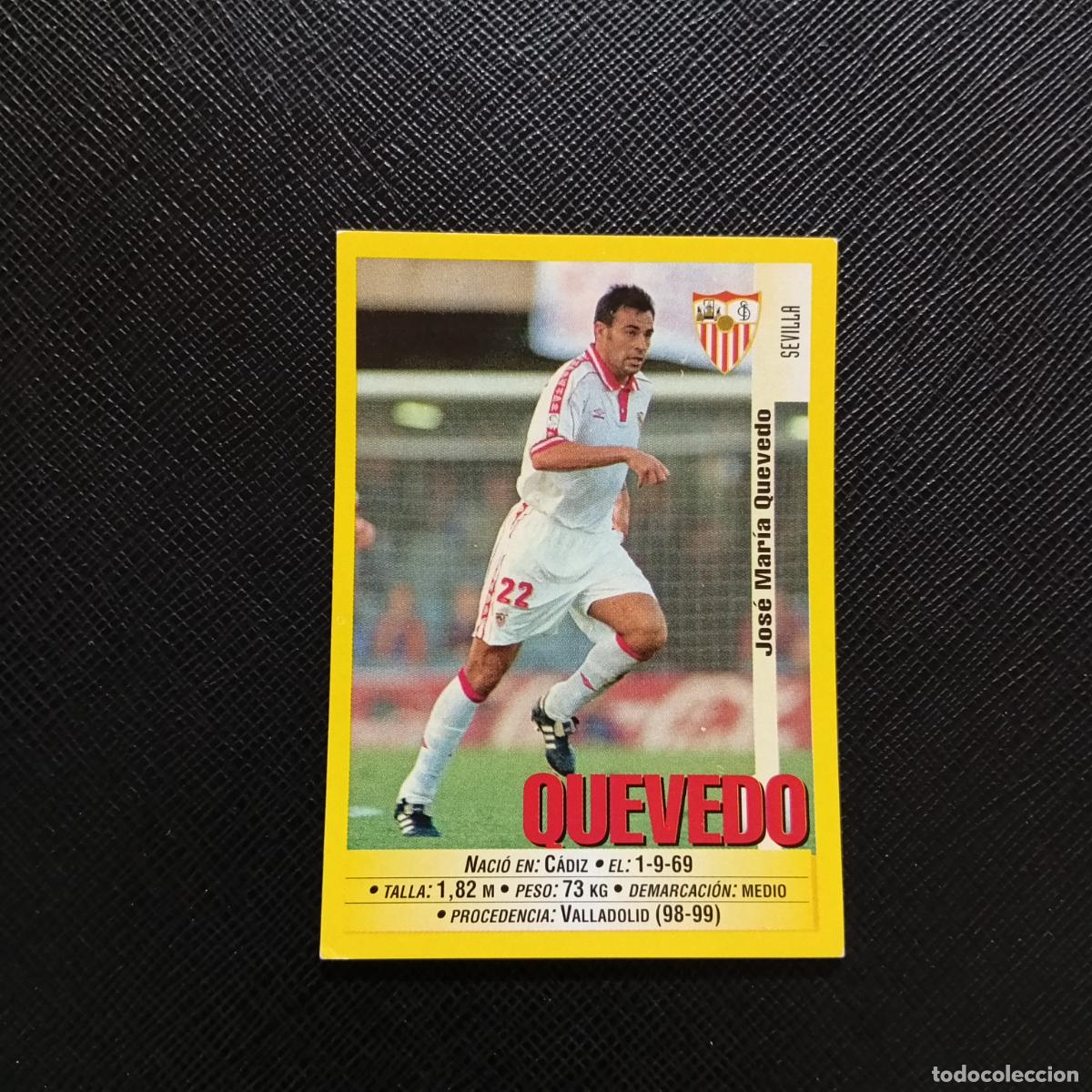Cromos de F&uacute;tbol: 372 QUEVEDO SEVILLA PANINI 1999 2000 CROMO FUTBOL LIGA 99 00 SIN PEGAR - A172 PG154