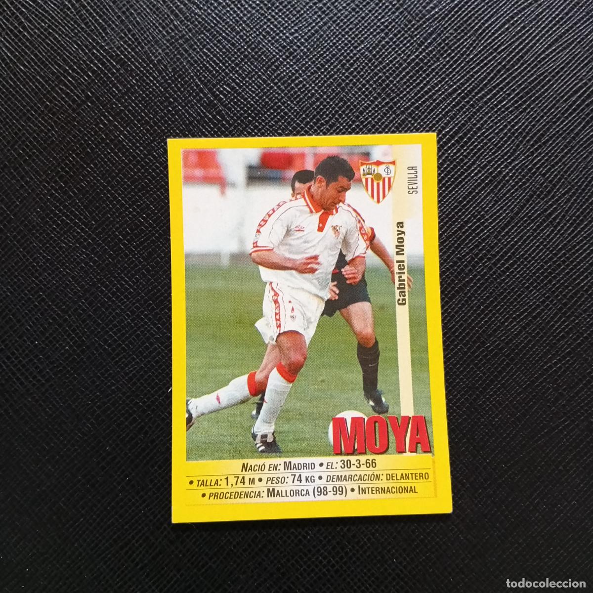 Cromos de F&uacute;tbol: 375 MOYA SEVILLA PANINI 1999 2000 CROMO FUTBOL LIGA 99 00 SIN PEGAR - A172 PG154