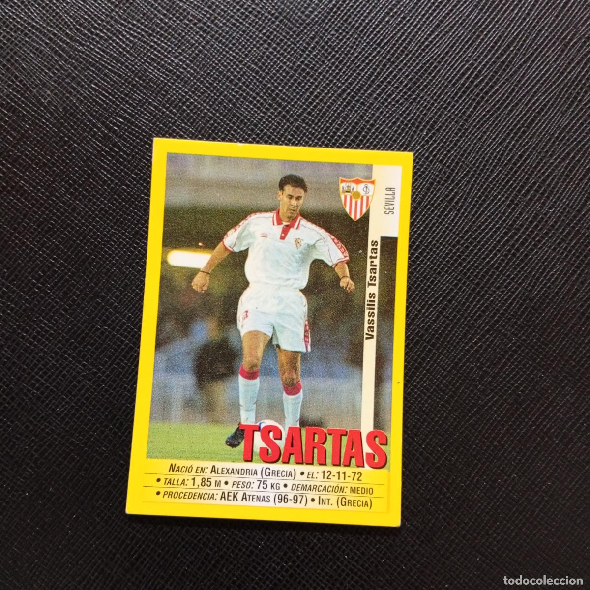 Cromos de F&uacute;tbol: 374 TSARTAS SEVILLA PANINI 1999 2000 CROMO FUTBOL LIGA 99 00 SIN PEGAR - A172 PG172
