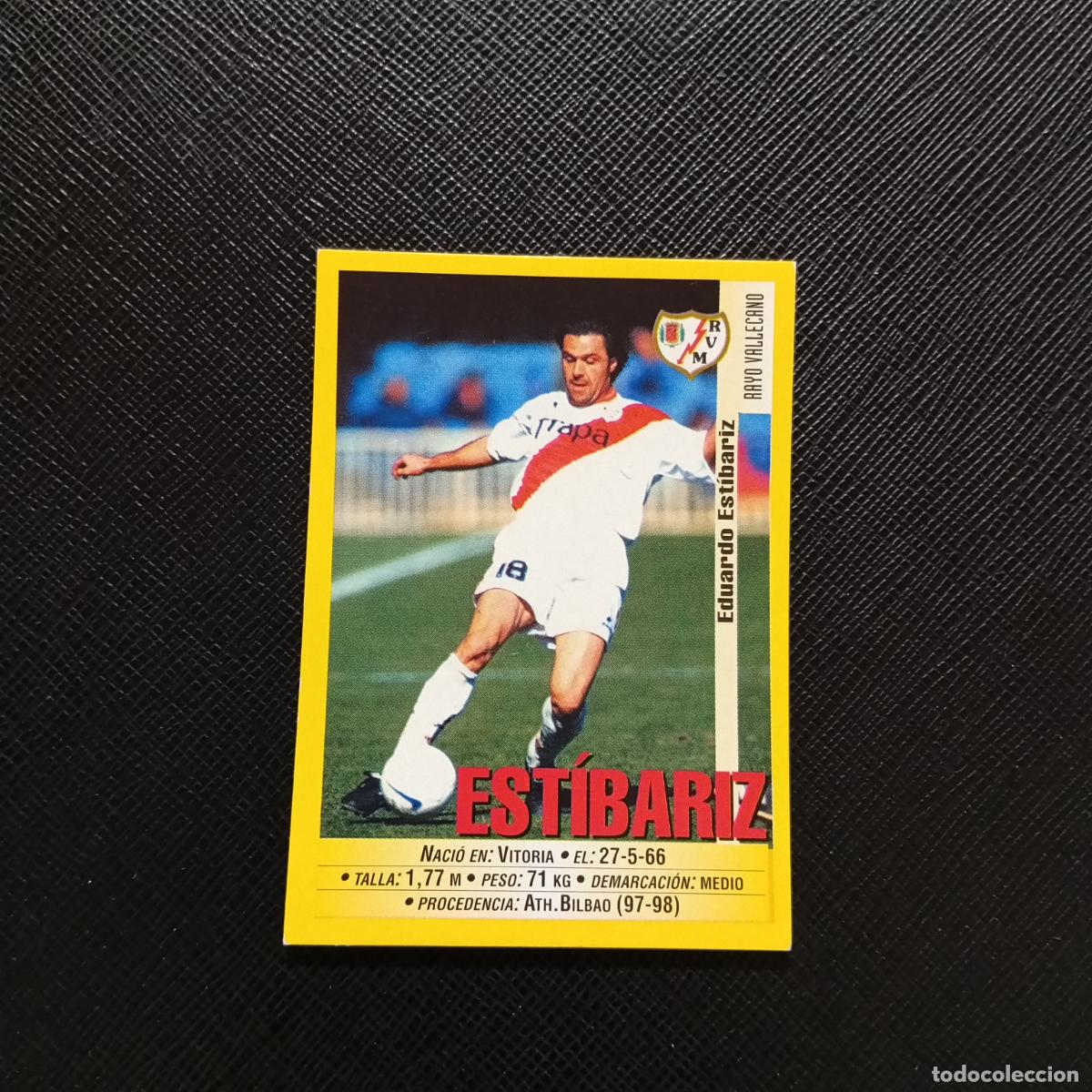 Cromos de F&uacute;tbol: 352 ESTIBARIZ RAYO VALLECANO PANINI 1999 2000 CROMO FUTBOL LIGA 99 00 SIN PEGAR - A172 PG217
