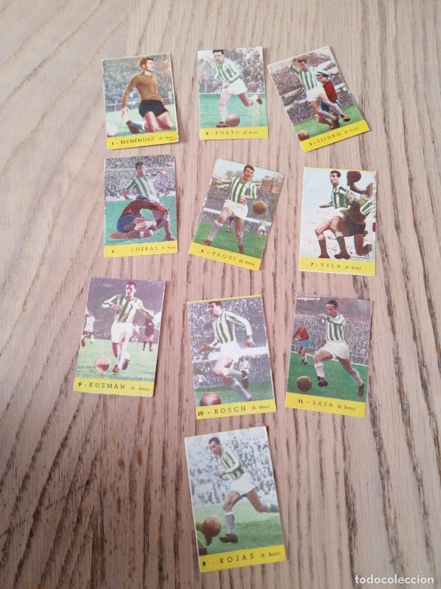 Cromos de F&uacute;tbol: Real betis triunfo 1960-1961 10 cromos