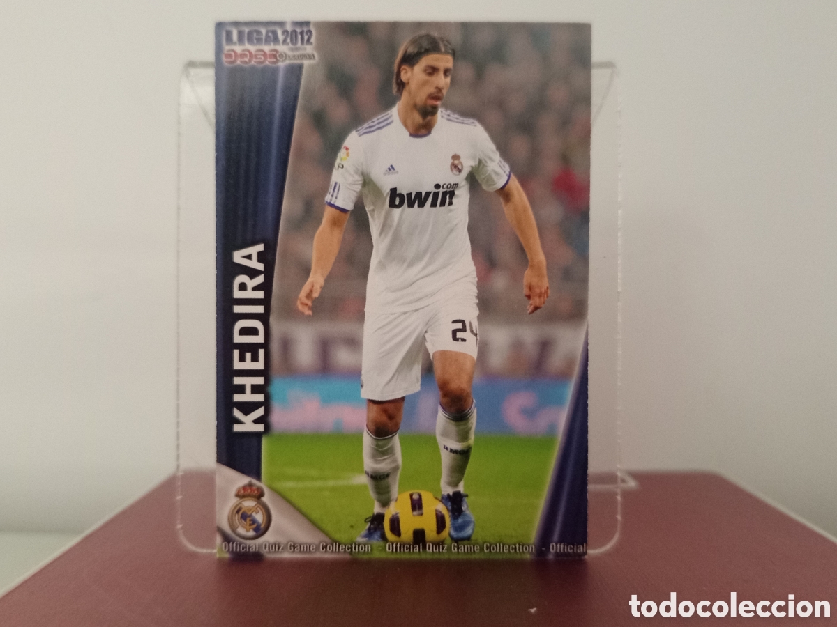 Cartes &agrave; collectionner de Football: ❇️ CROMO ⚽ KHEDIRA REAL MADRID 41 FICHAS LIGA QUIZ 11 12 2011 2012 MUNDICROMO ❇️