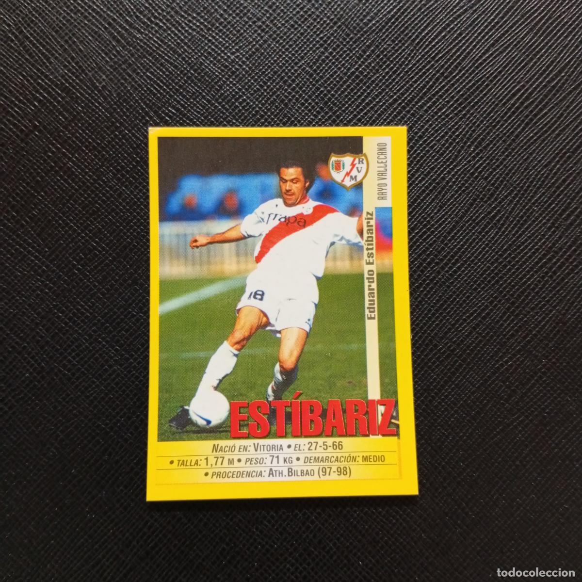 Cromos de F&uacute;tbol: 352 ESTIBARIZ RAYO VALLECANO PANINI 1999 2000 CROMO FUTBOL LIGA 99 00 SIN PEGAR - A172 PG451