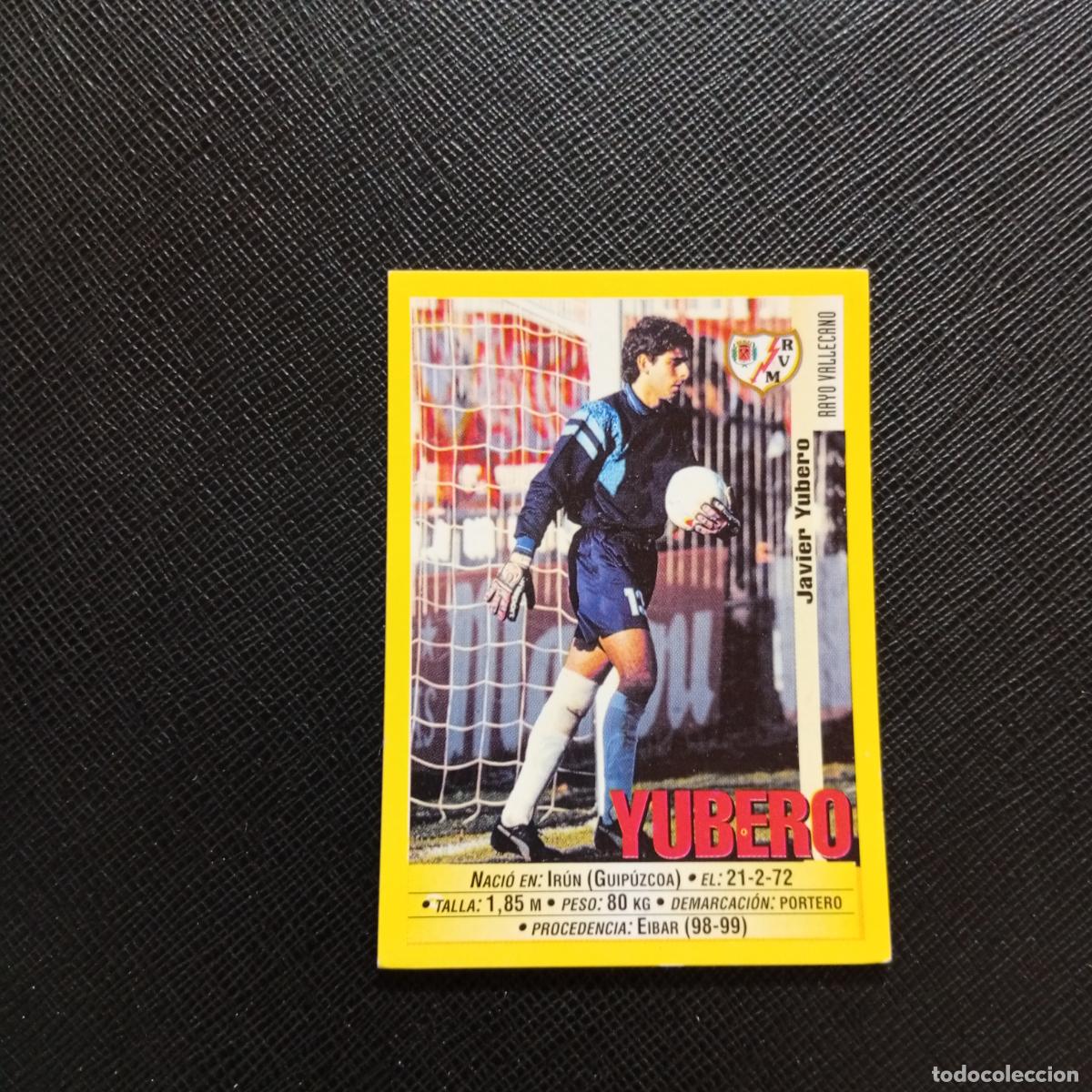 Cromos de F&uacute;tbol: 361 YUBERO RAYO VALLECANO PANINI 1999 2000 CROMO FUTBOL LIGA 99 00 SIN PEGAR - A172 PG514