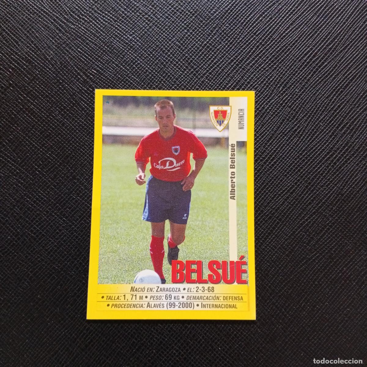 Cromos de F&uacute;tbol: 327A 327 BELSUE NUMANCIA PANINI 1999 2000 CROMO FUTBOL LIGA 99 00 SIN PEGAR - A144 PG217