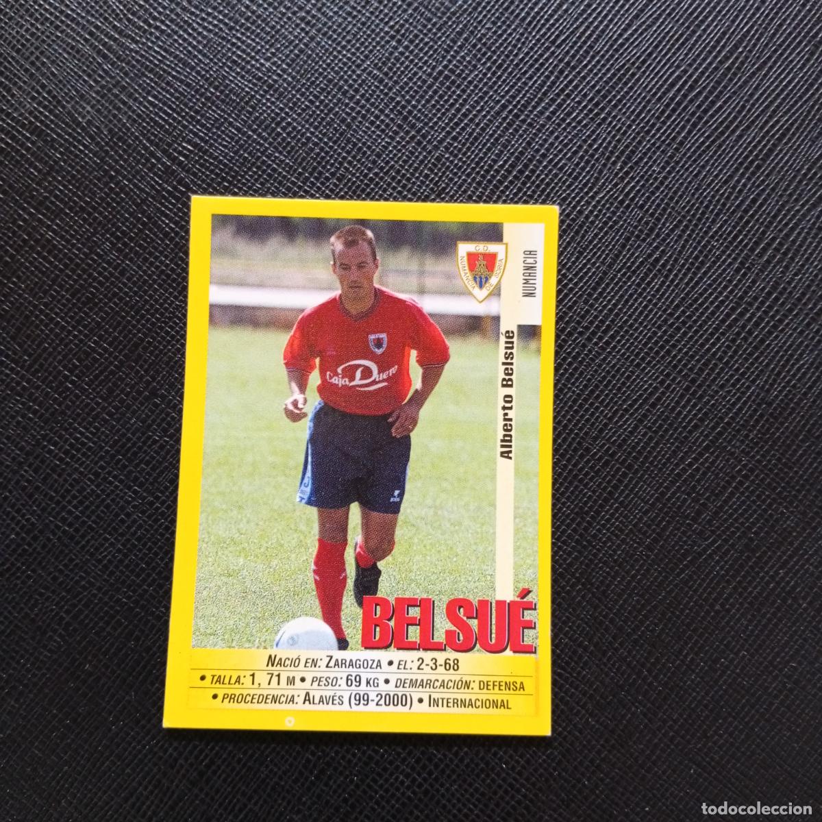 Cromos de F&uacute;tbol: 327A 327 BELSUE NUMANCIA PANINI 1999 2000 CROMO FUTBOL LIGA 99 00 SIN PEGAR - A144 PG217 B
