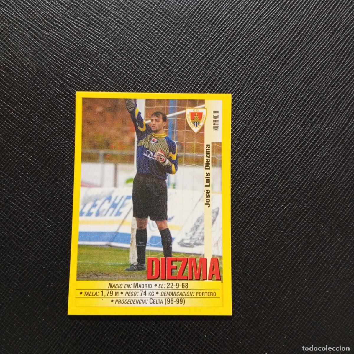 Cromos de F&uacute;tbol: 325 DIEZMA NUMANCIA PANINI 1999 2000 CROMO FUTBOL LIGA 99 00 SIN PEGAR - A144 PG217