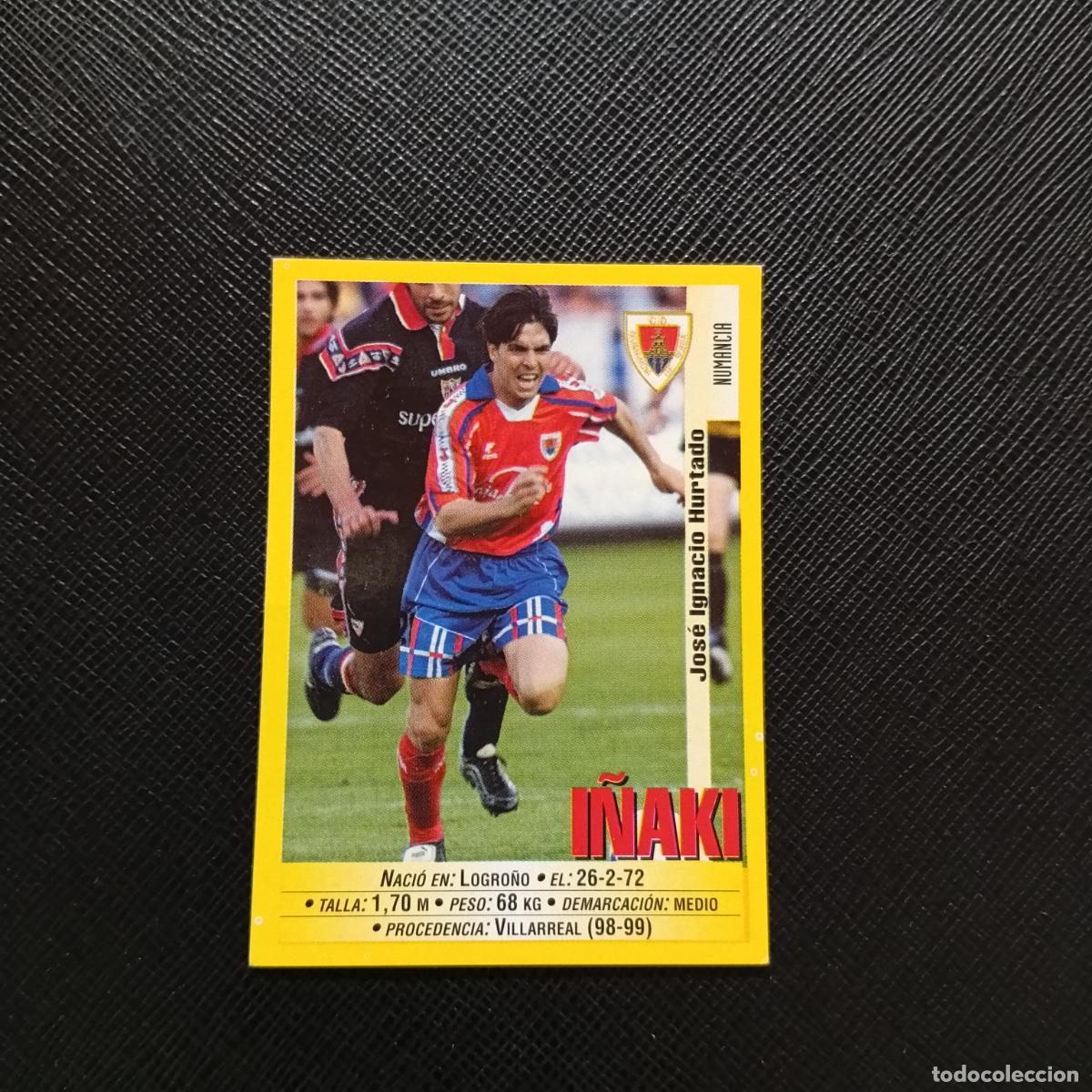 Cromos de F&uacute;tbol: 334 I&Ntilde;AKI NUMANCIA PANINI 1999 2000 CROMO FUTBOL LIGA 99 00 SIN PEGAR - A144 PG217