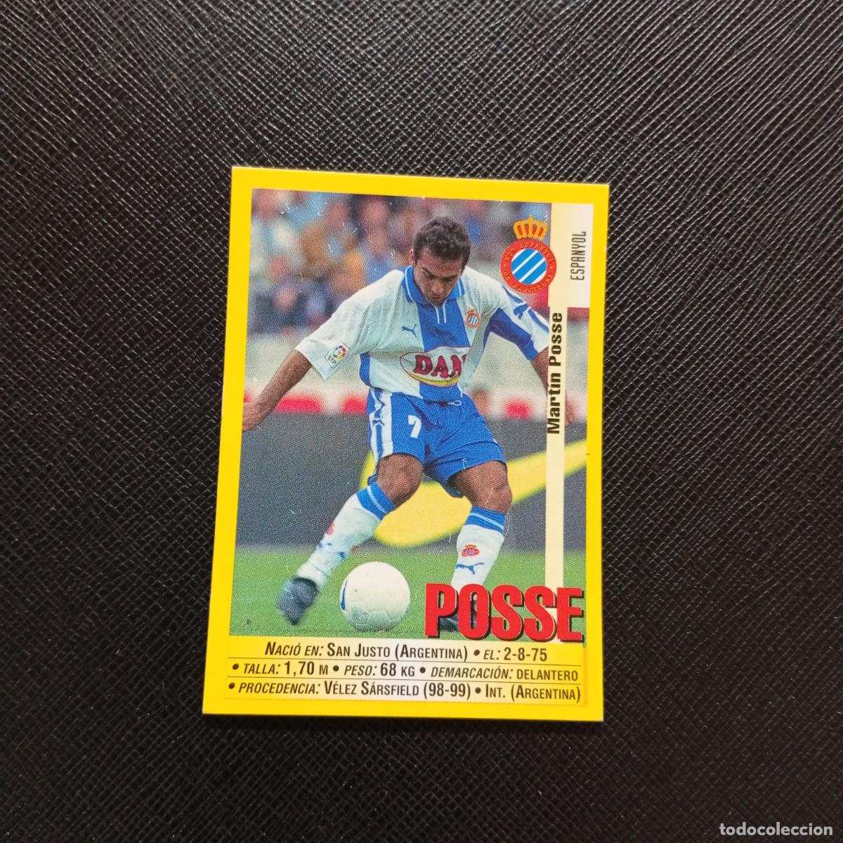 Cromos de F&uacute;tbol: 129 POSSE ESPA&Ntilde;OL PANINI 1999 2000 CROMO FUTBOL LIGA 99 00 SIN PEGAR - A144 PG244