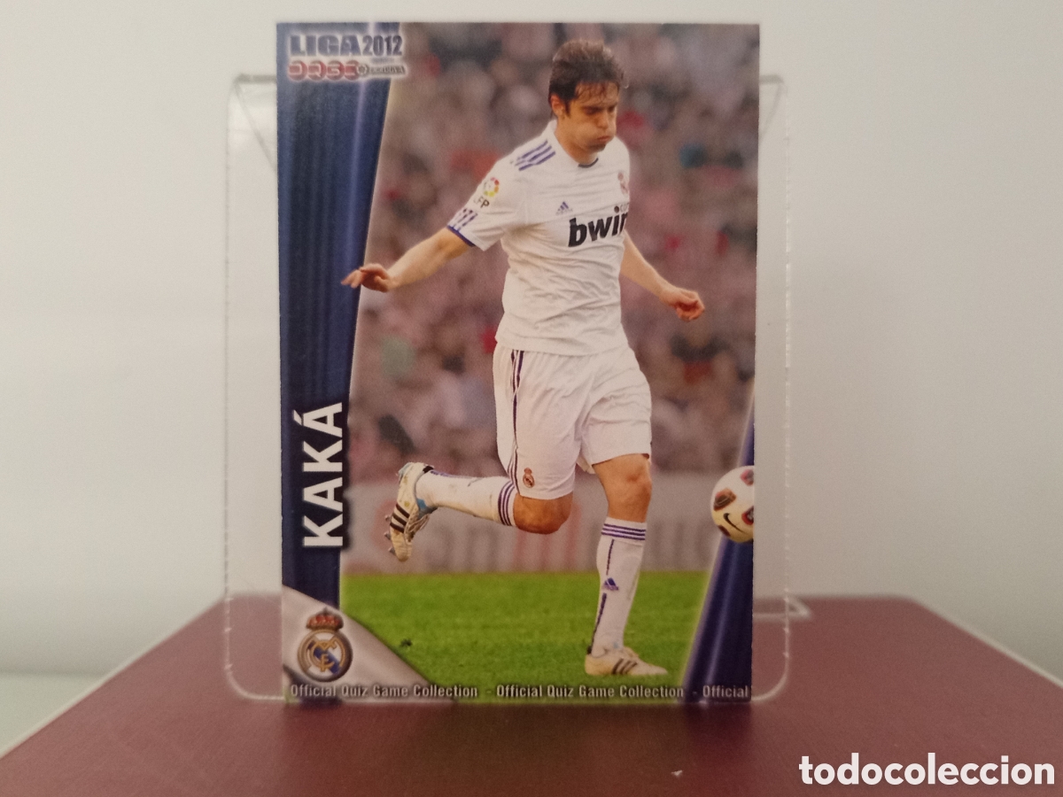 Football Stickers: ❇️ CROMO ⚽ KAK&Aacute; REAL MADRID 44 FICHAS LIGA QUIZ 11 12 2011 2012 MUNDICROMO ❇️