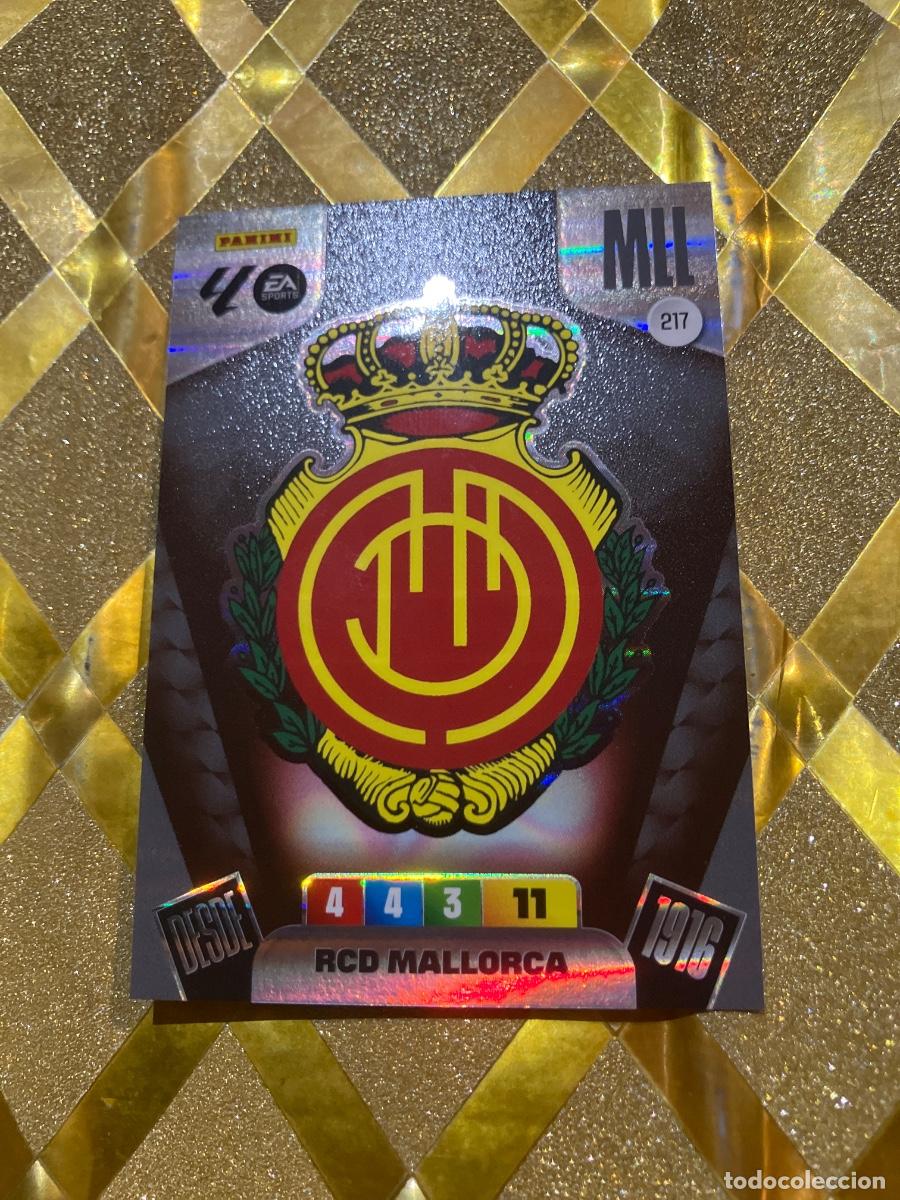 Football Stickers: CROMO DE FUTBOL NUMERO 217 ESCUDO DEL MALLORCA ADRENALYN XL 2025 2026 PANINI !