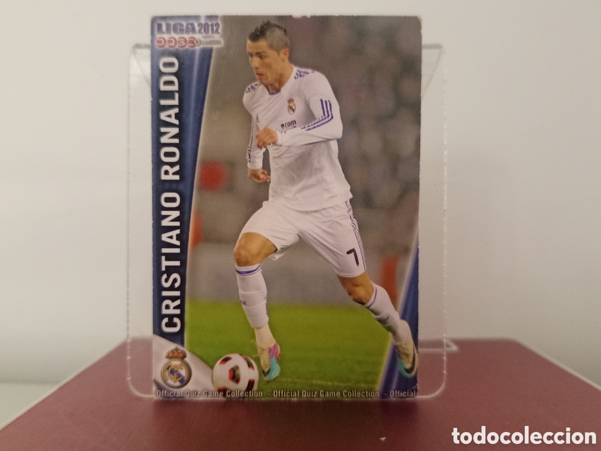 Football Stickers: ❇️ CROMO ⚽ CRISTIANO RONALDO REAL MADRID 45 FICHAS LIGA QUIZ 11 12 2011 2012 MUNDICROMO ❇️