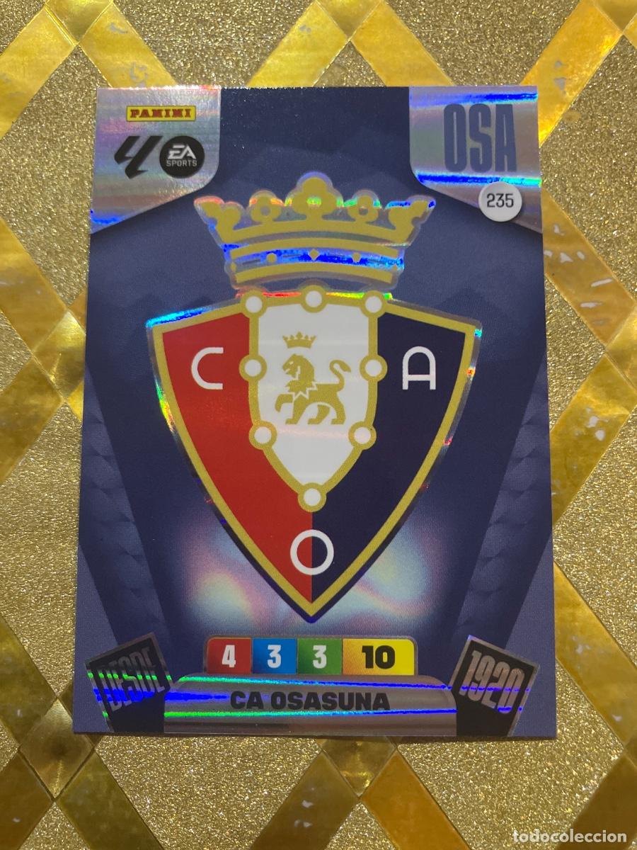 Cromos de Futebol: CROMO DE FUTBOL NUMERO 235 ESCUDO DEL OSASUNA ADRENALYN XL 2025 2026 PANINI !