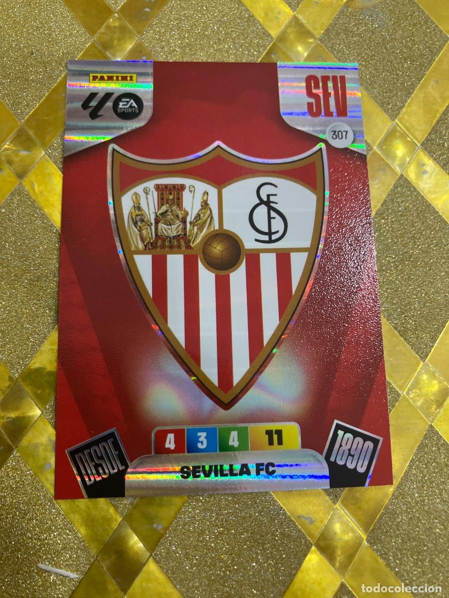 Cromos de Futebol: CROMO DE FUTBOL NUMERO 307 ESCUDO DEL SEVILLA ADRENALYN XL 2025 2026 PANINI !
