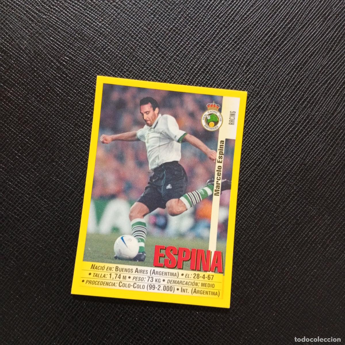 Cromos de Futebol: 279 ESPINA RACING PANINI 1999 2000 CROMO FUTBOL LIGA 99 00 SIN PEGAR - A144 PG244