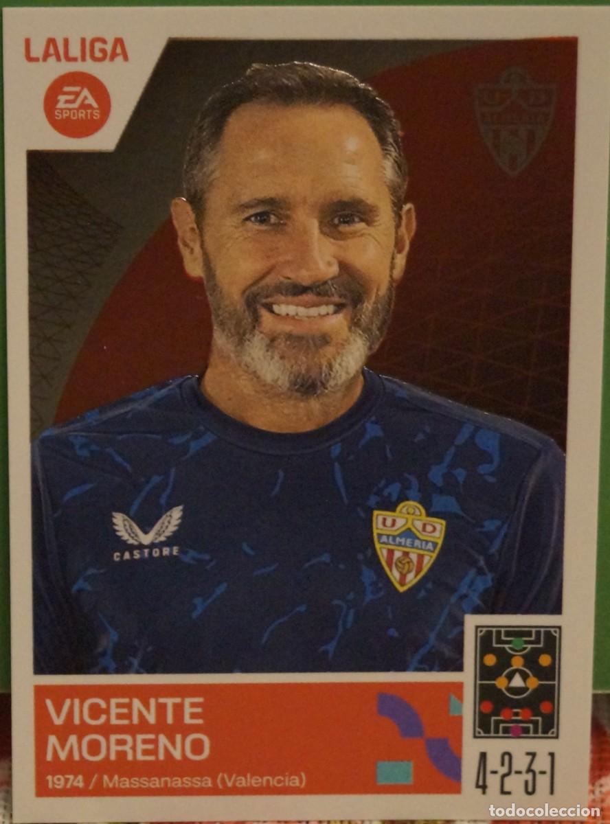 Cromos de F&uacute;tbol: LIGA 23-24 / VICENTE MORENO / ALMERIA / 2