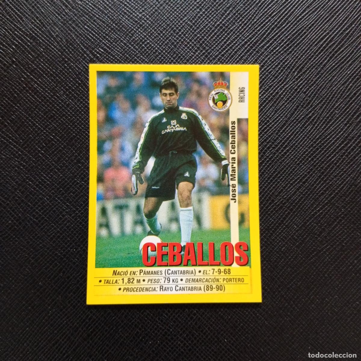 Cromos de F&uacute;tbol: 268 CEBALLOS RACING PANINI 1999 2000 CROMO FUTBOL LIGA 99 00 SIN PEGAR - A144 PG271