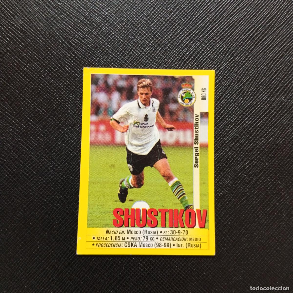 Cromos de F&uacute;tbol: 278 SHUSTIKOV RACING PANINI 1999 2000 CROMO FUTBOL LIGA 99 00 SIN PEGAR - A144 PG271