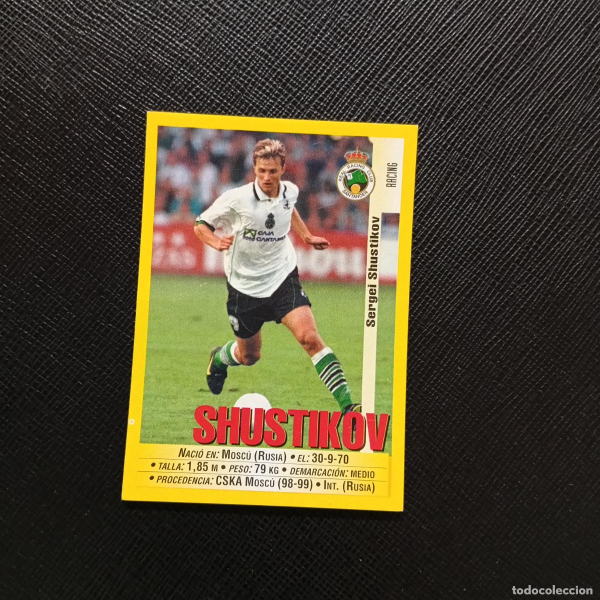 Cromos de F&uacute;tbol: 278 SHUSTIKOV RACING PANINI 1999 2000 CROMO FUTBOL LIGA 99 00 SIN PEGAR - A144 PG280