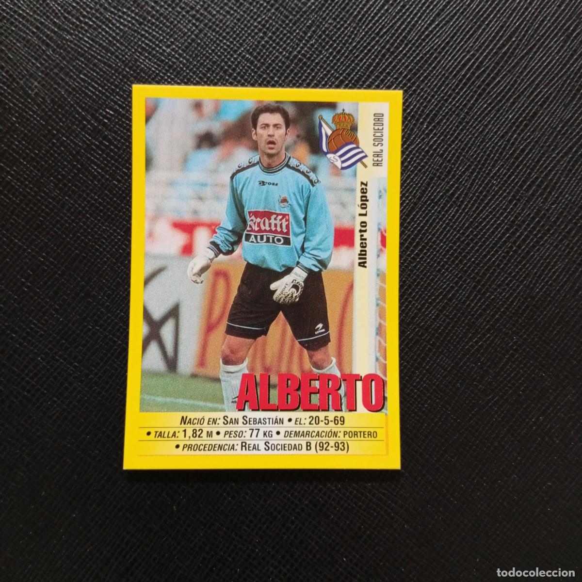 Cartes &agrave; collectionner de Football: 173 ALBERTO REAL SOCIEDAD PANINI 1999 2000 CROMO FUTBOL LIGA 99 00 SIN PEGAR - A144 PG298
