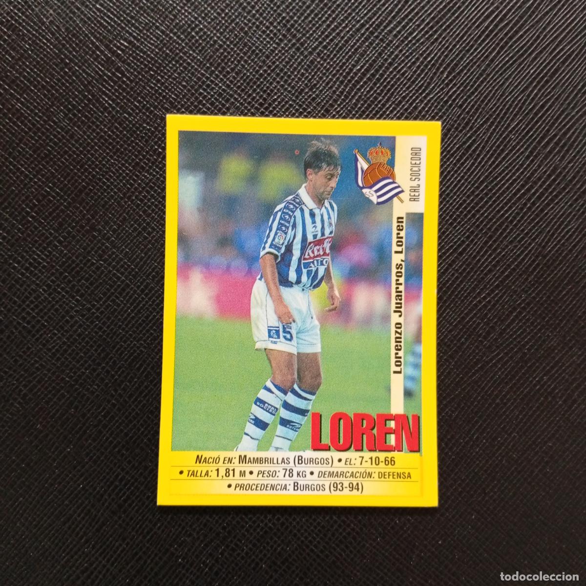 Cartes &agrave; collectionner de Football: 175 LOREN REAL SOCIEDAD PANINI 1999 2000 CROMO FUTBOL LIGA 99 00 SIN PEGAR - A144 PG307