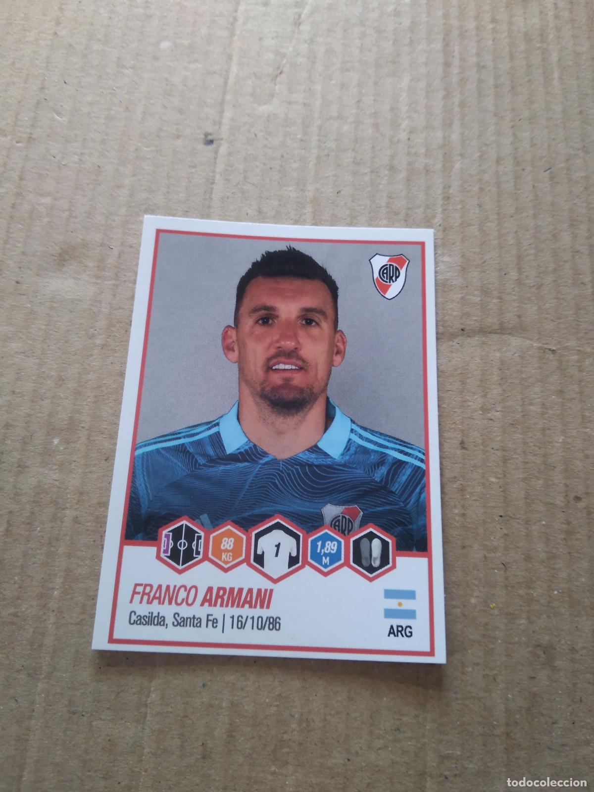 Cartes &agrave; collectionner de Football: 346 FRANCO ARMANI RIVER PLATE CROMO FUTBOL ARGENTINO PANINI LIGA ARGENTINA 2022