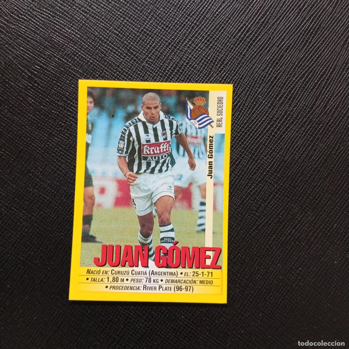 Fu&szlig;ball-Sticker: 179 JUAN GOMEZ REAL SOCIEDAD PANINI 1999 2000 CROMO FUTBOL LIGA 99 00 SIN PEGAR - A144 PG316