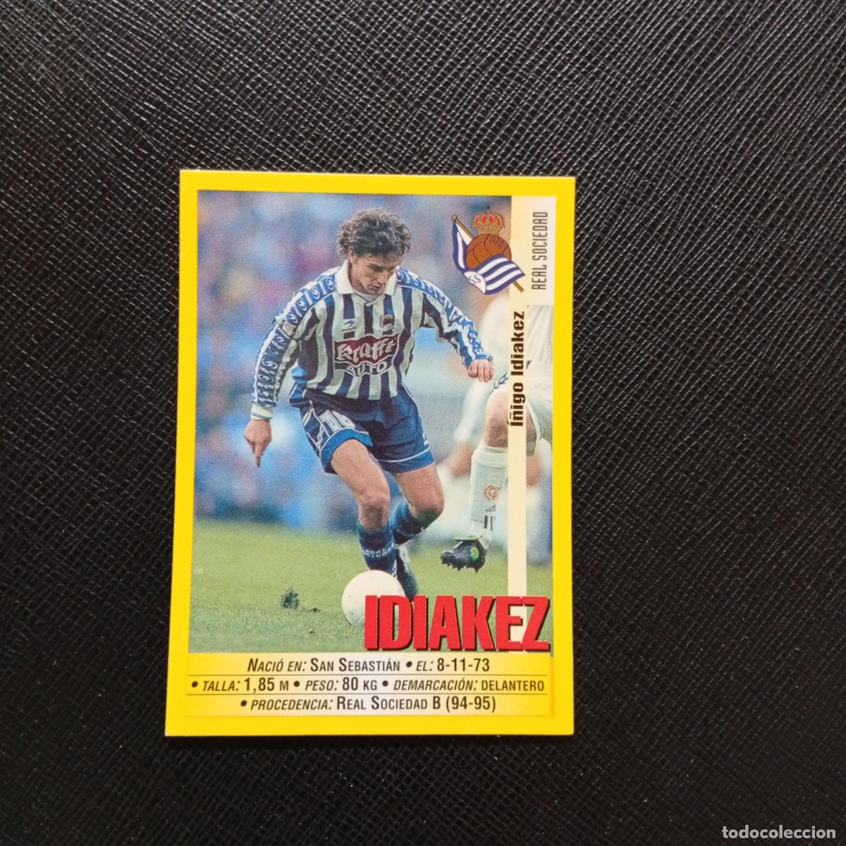 Fu&szlig;ball-Sticker: 188 IDIAKEZ REAL SOCIEDAD PANINI 1999 2000 CROMO FUTBOL LIGA 99 00 SIN PEGAR - A144 PG325