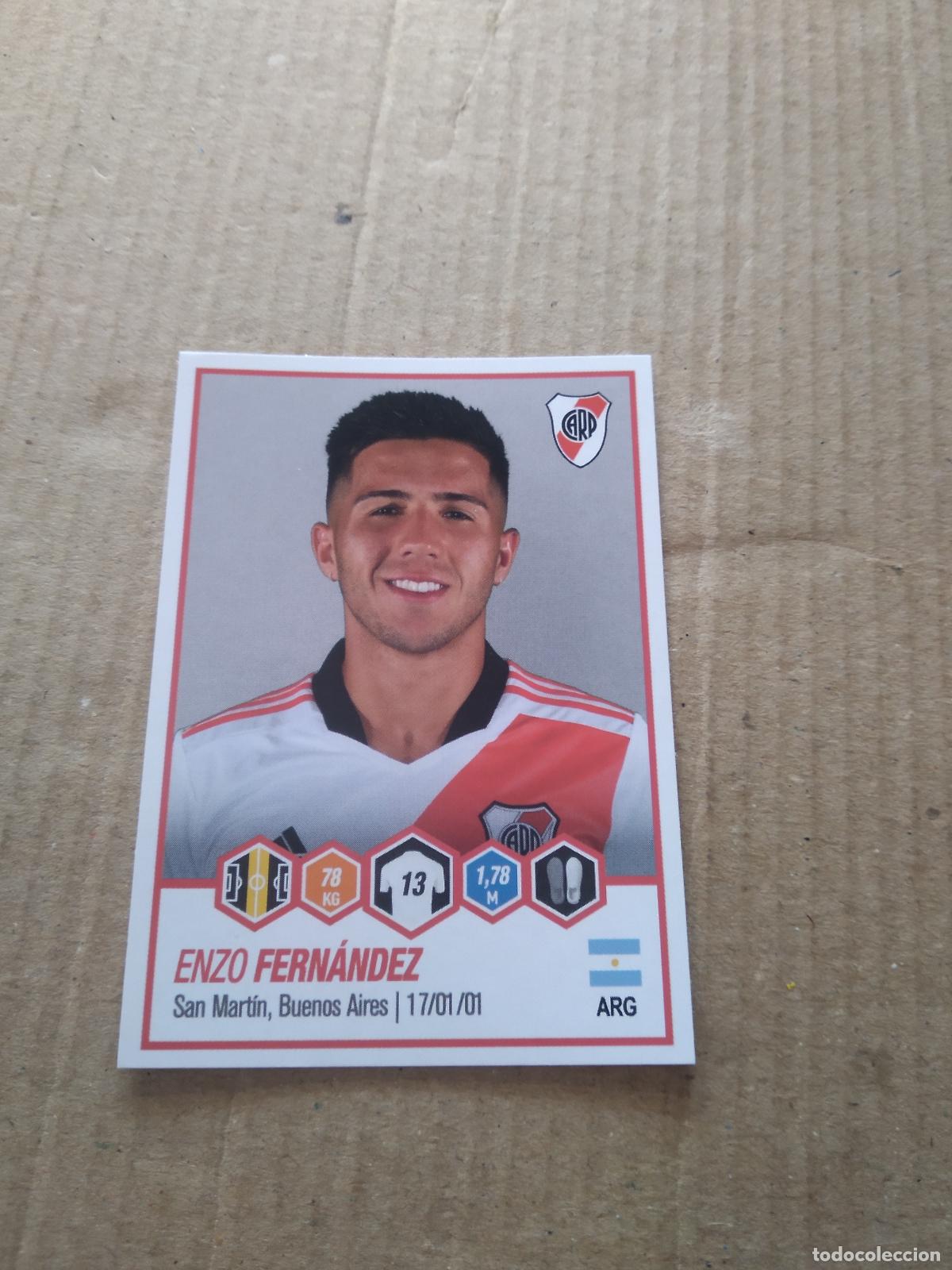 Cromos de F&uacute;tbol: 355 ENZO FERNANDEZ ROOKIE RIVER PLATE CROMO FUTBOL ARGENTINO PANINI LIGA ARGENTINA 2022