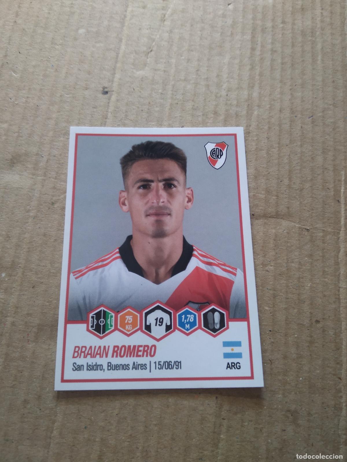 Cartes &agrave; collectionner de Football: 358 BRAIAN ROMERO RIVER PLATE CROMO FUTBOL ARGENTINO PANINI LIGA ARGENTINA 2022