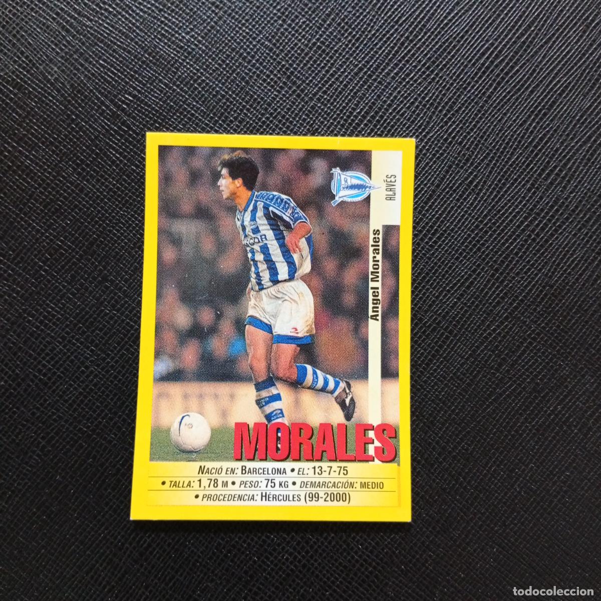 Cromos de F&uacute;tbol: 294 MORALES ALAVES PANINI 1999 2000 CROMO FUTBOL LIGA 99 00 SIN PEGAR - A144 PG361